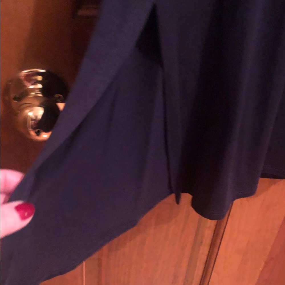 Eileen Fisher Women’s Navy Short Sleeve Crew Tunic - Picture 4 of 5